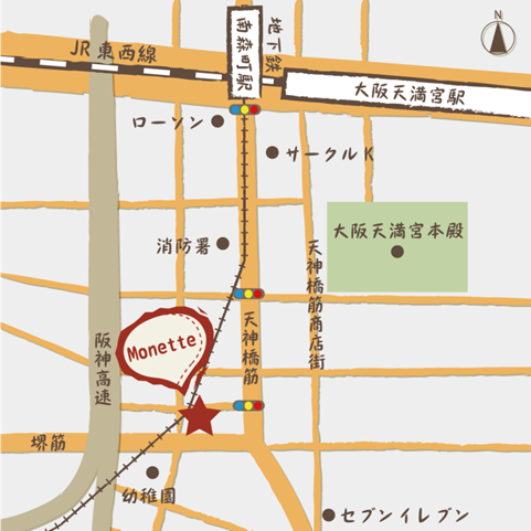モネット地図